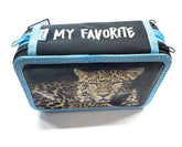 ASTUCCIO 3 ZIP PIENO ANIMAL GHEPARDO